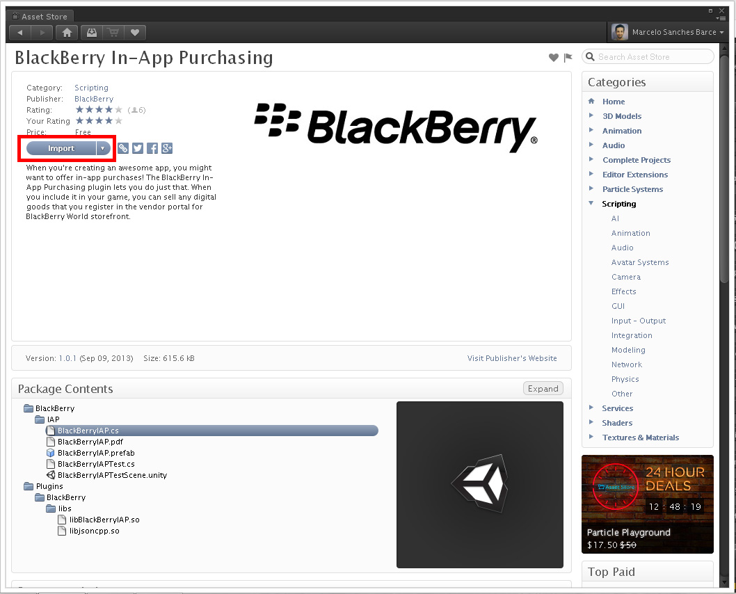 BlackBerry In-App Purchasing Plugin